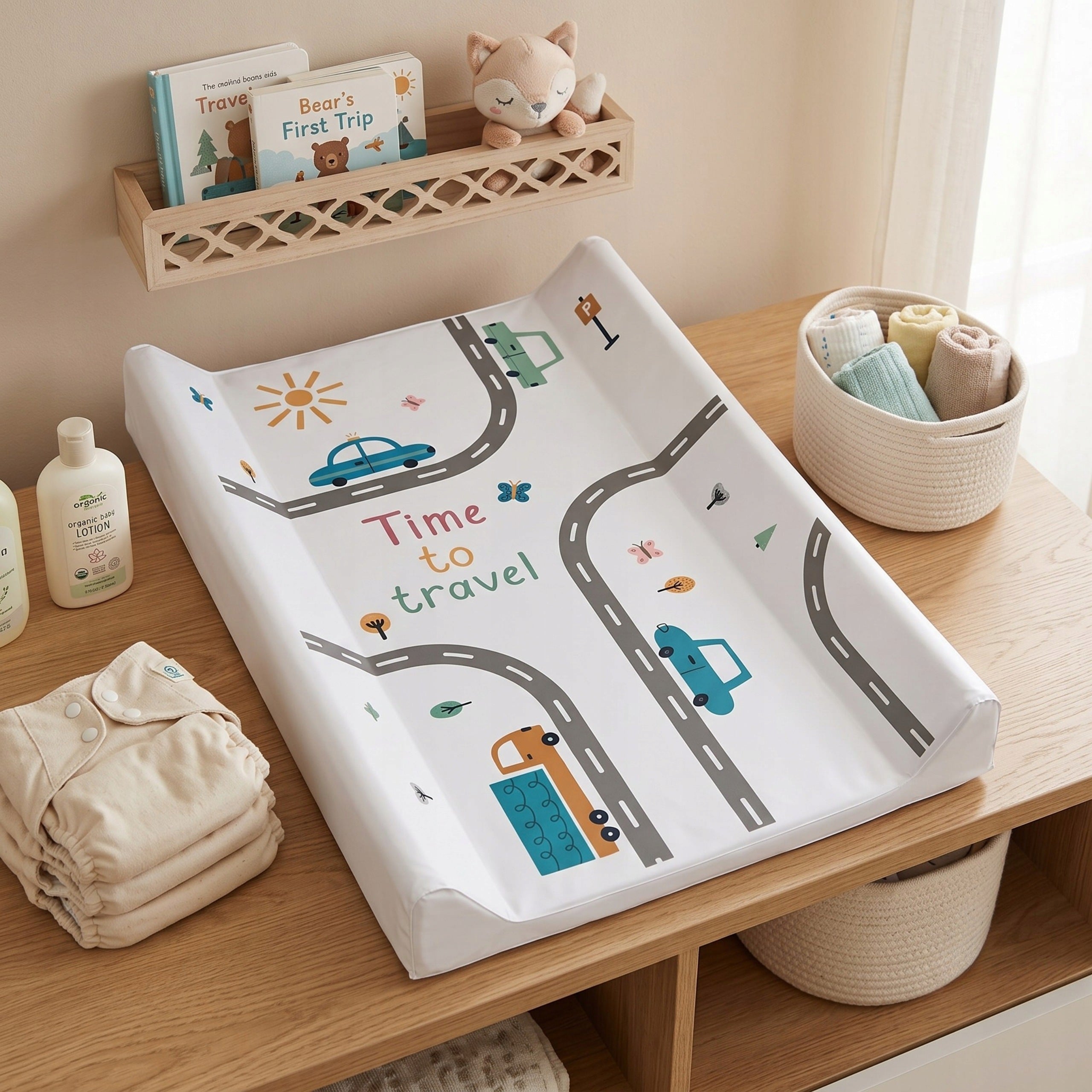 Changing Table Rigid Waterproof Car Blue 70x50 for Cot Dresser Manufacturer code 5905943374414