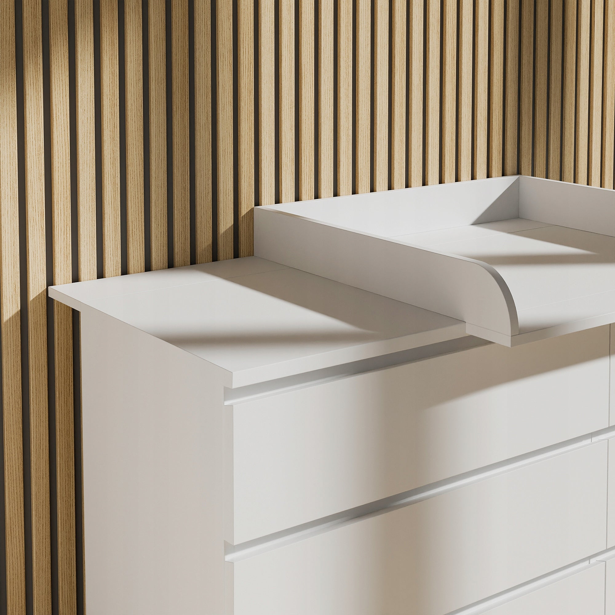Changing pad for chest of drawers Kullen 6 drawers 76x70 cm with blend Brand Kidee