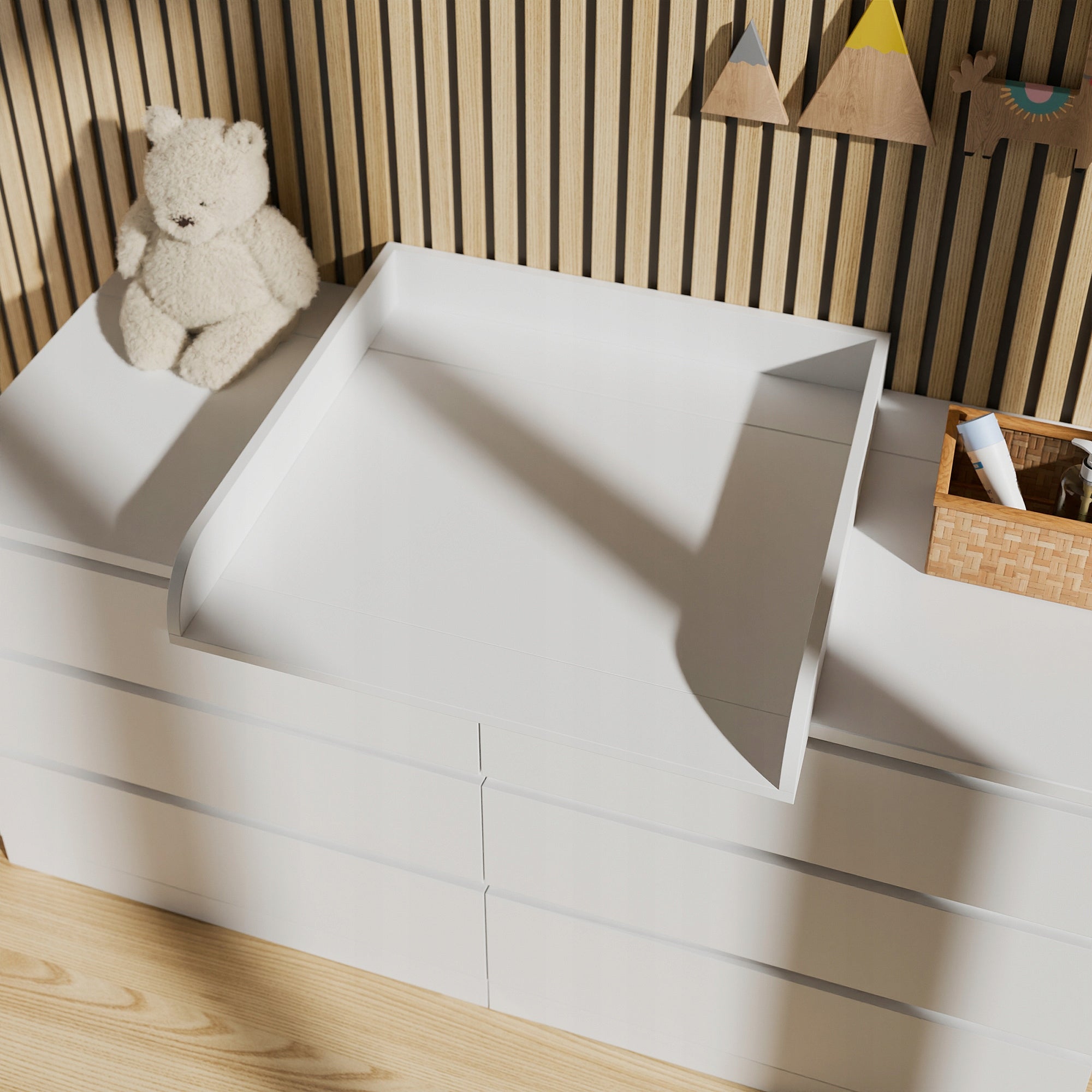 Changing pad for chest of drawers Kullen 6 drawers 76x70 cm with blend Manufacturer code PK27