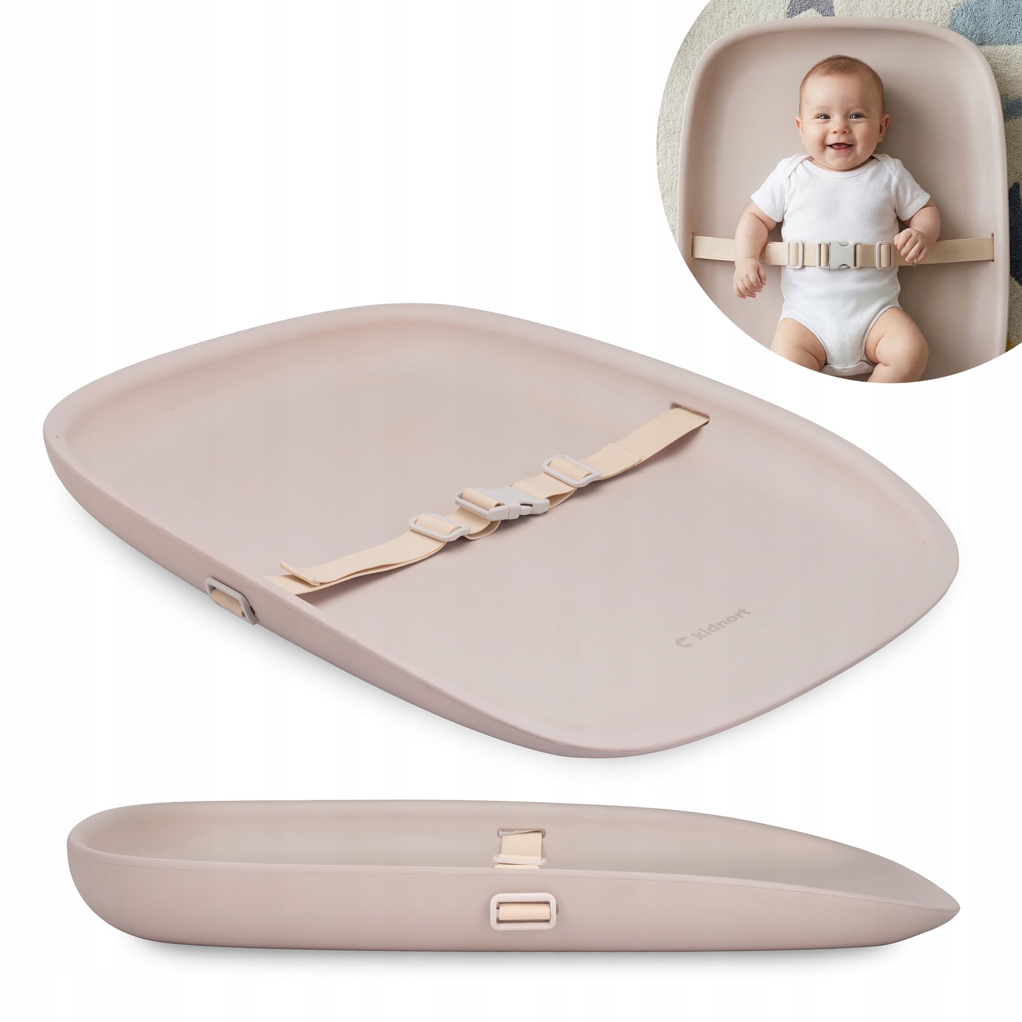 Changing table foam soft waterproof, baby mat Rengjore pink