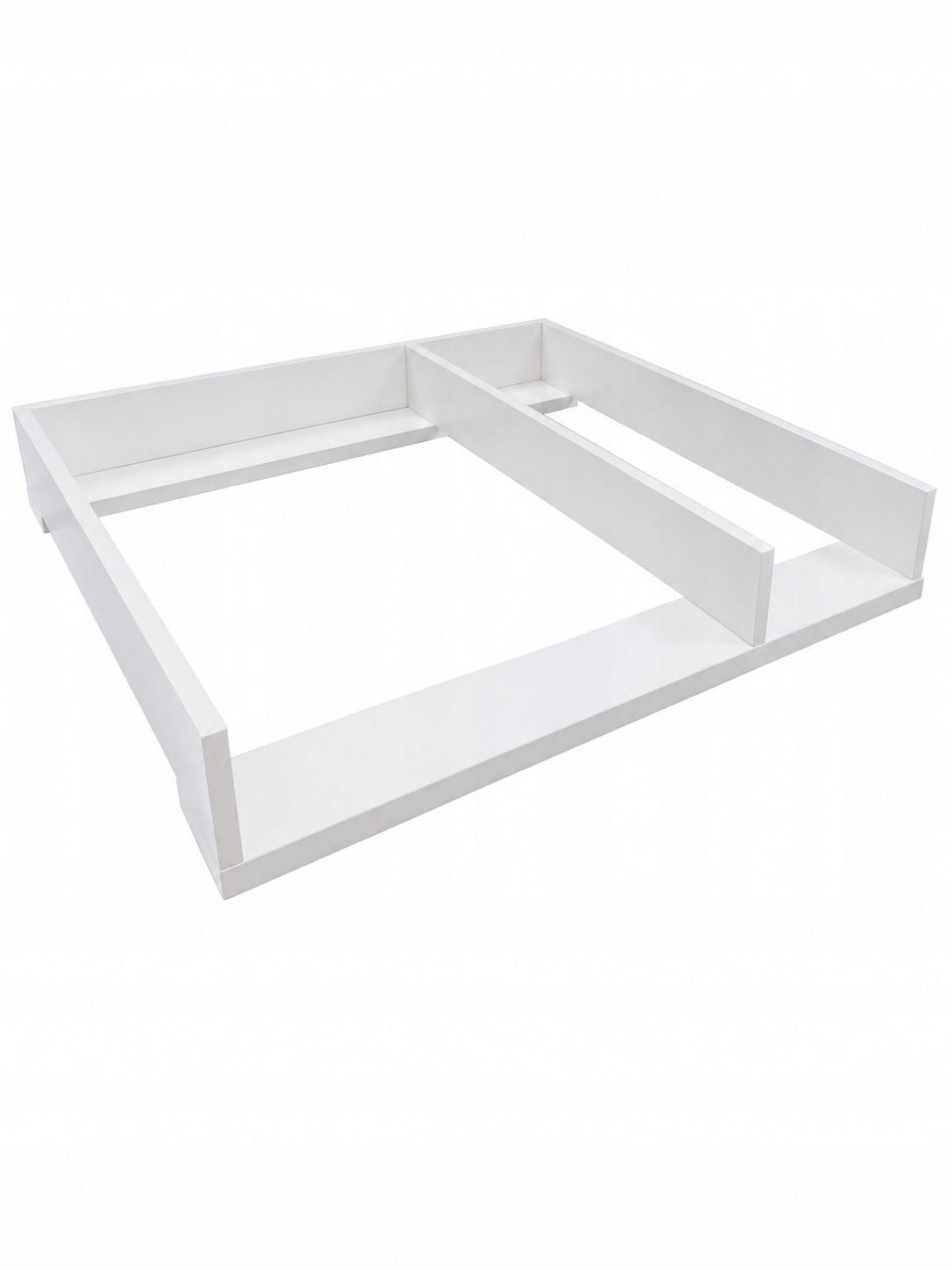 Changing table for cot chest of drawers UNIVERSAL 80x70 cm with compartment Manufacturer code Przewijak sztywny biały na łóżko komodę duży