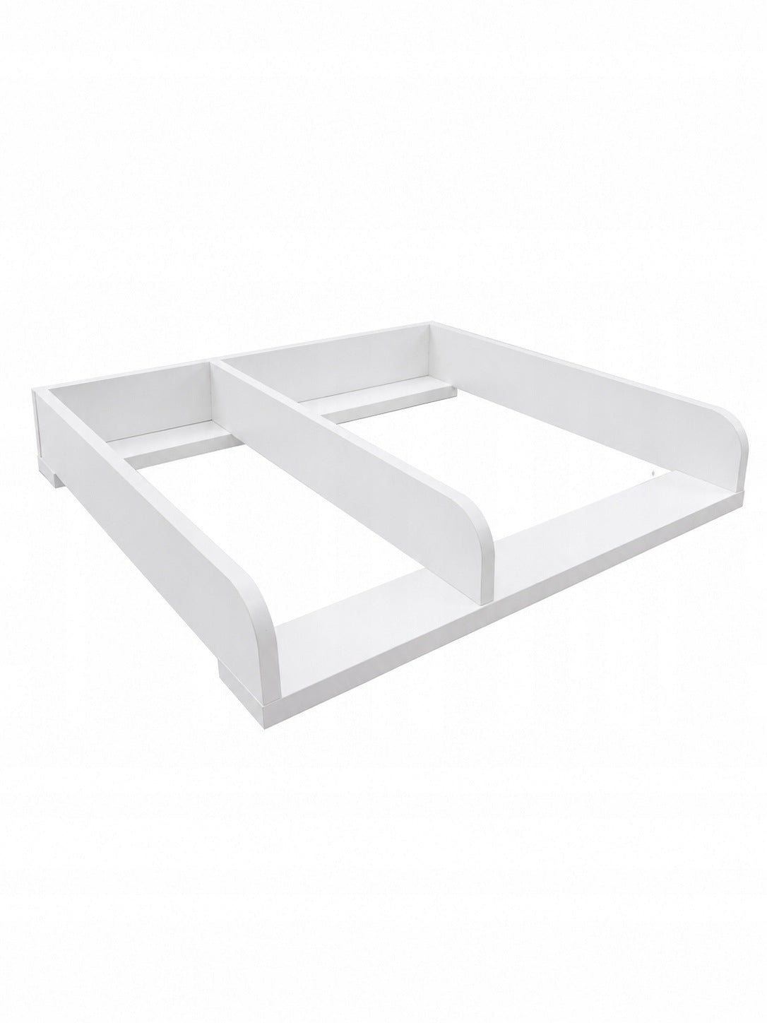 Changing table for cot chest of drawers UNIVERSAL 80x70 cm with compartment Manufacturer code Przewijak sztywny biały na łóżko komodę duży