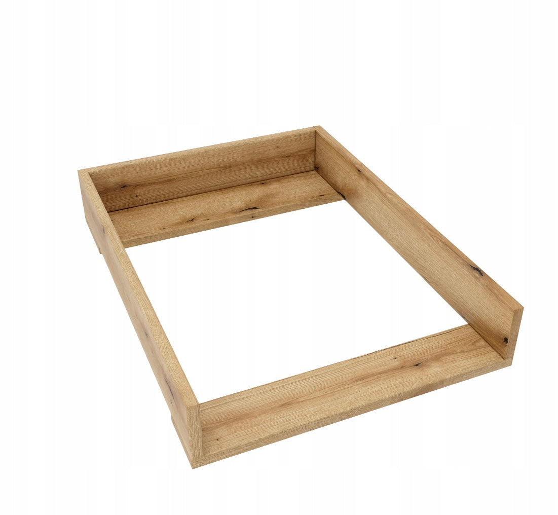 Changing table for cot cover for each chest of drawers UNIVERSAL 70x50 cm Manufacturer code Przewijak sztywny dąb craft na łóżko komodę