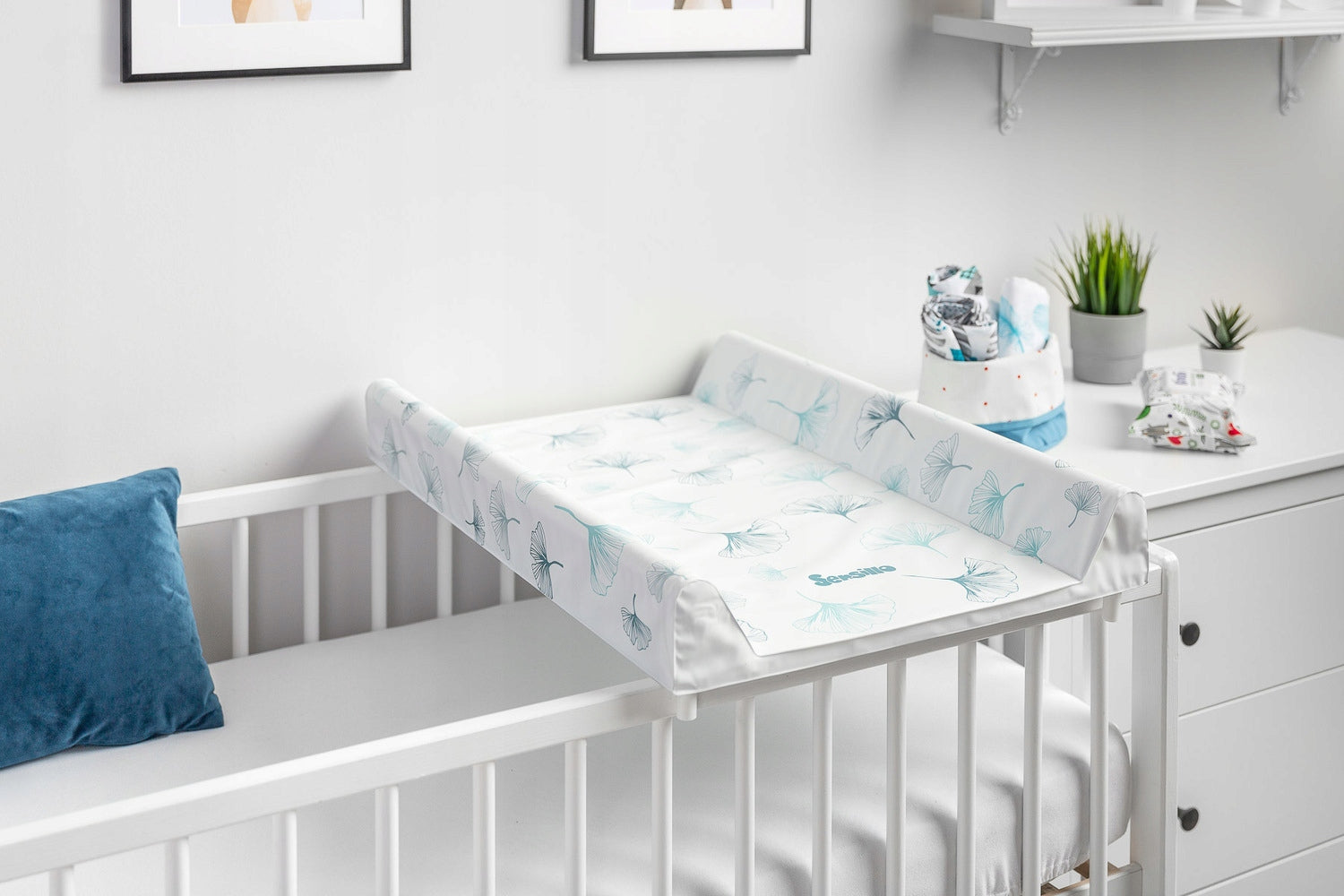 Changing table rigid AkcesBaby 47 x 70 cm blue Brand AkcesBaby