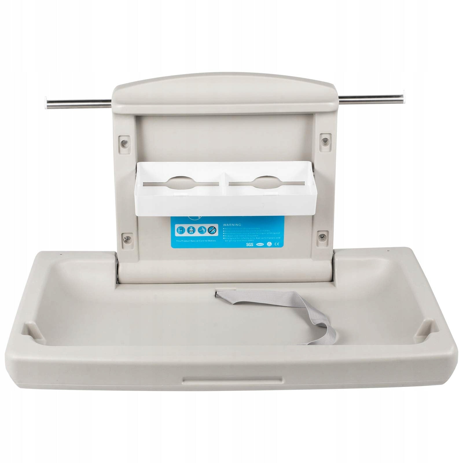 Changing table rigid Vevor 85 x 57 cm grey