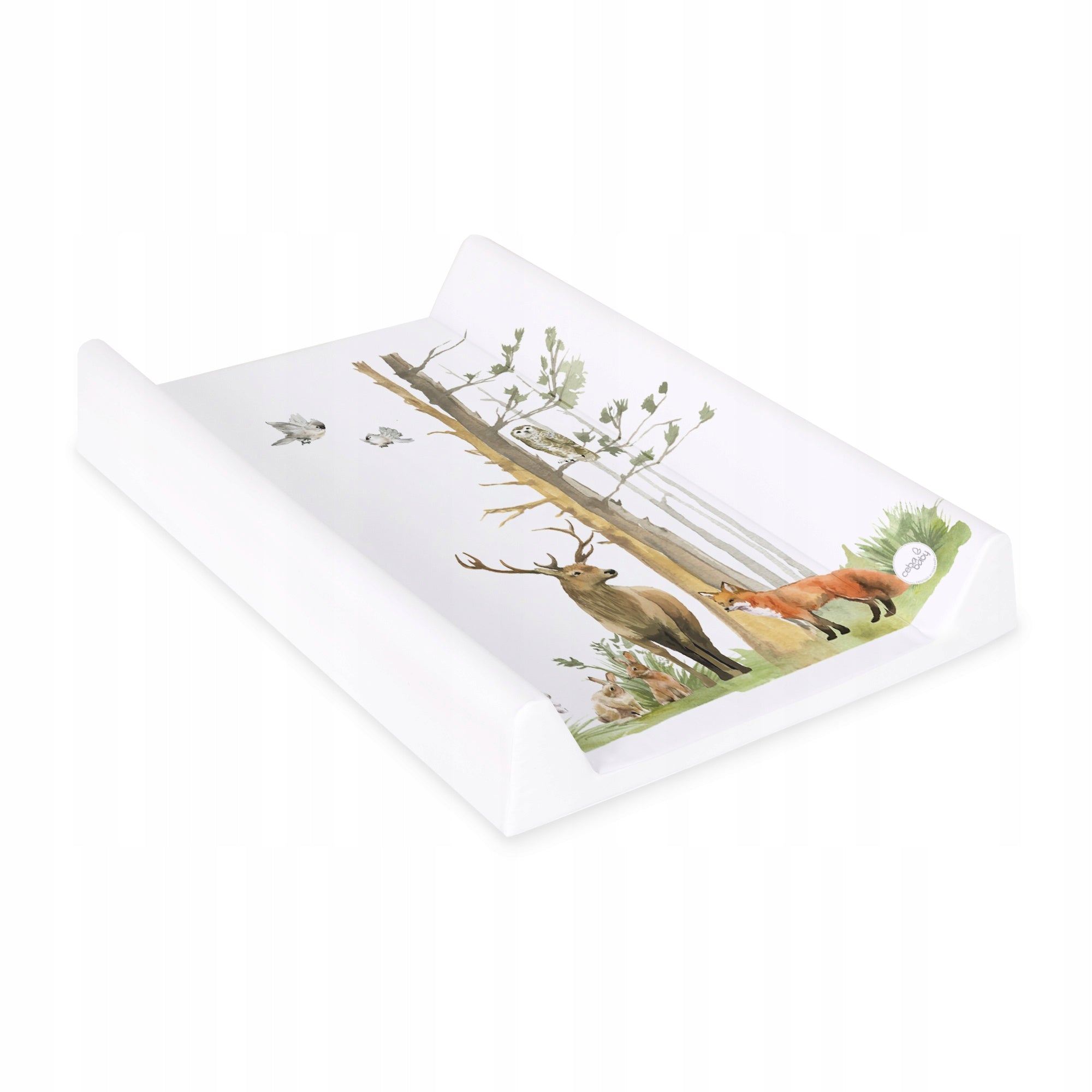 Changing table rigid hard Ceba baby 50x70 cm Basic Woodland Packaging status original