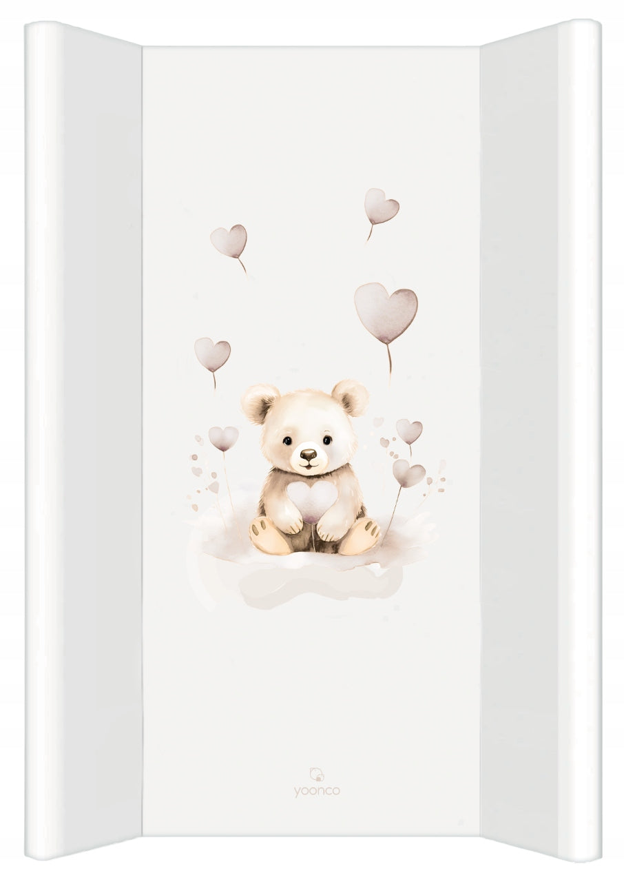 Changing table rigid padded for cot furniture Yoonco 50 x 70 cm white