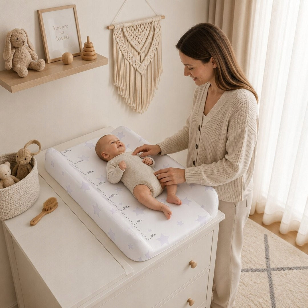 Changing table rigid profiled extension 85x50 cm for cot chest of drawers star Packaging status original