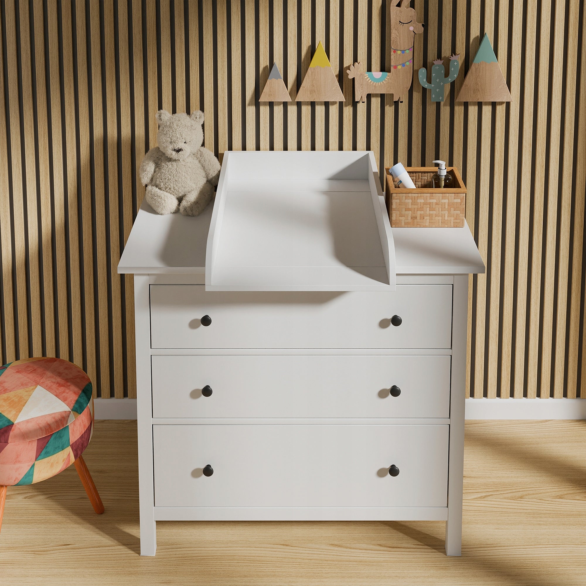 Changing table rounded Hemnes chest of drawers Manufacturer code KH-50