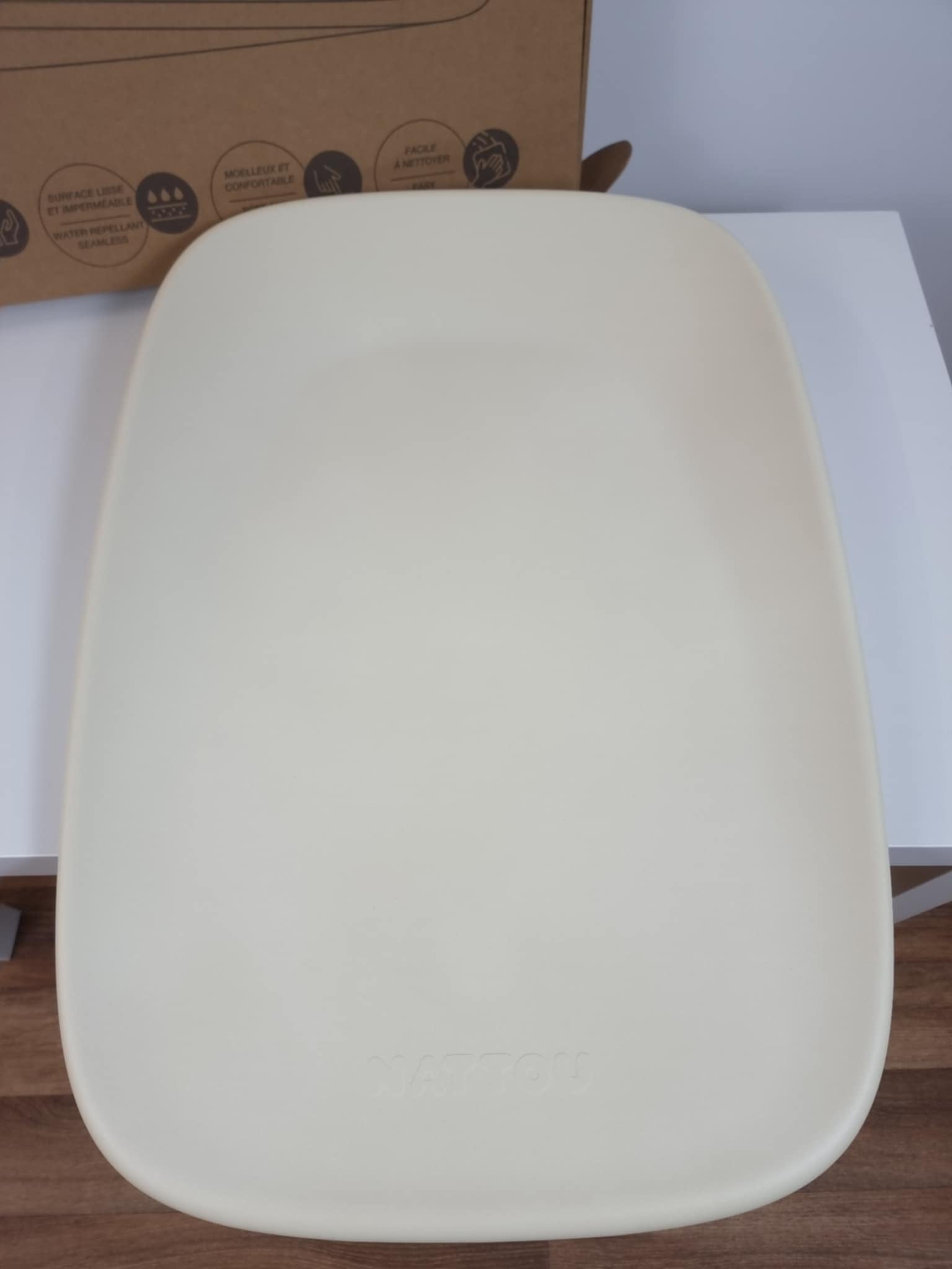 Changing table soft Nattou Softy Care 50 x 70 cm Clay changing mat Brand Nattou