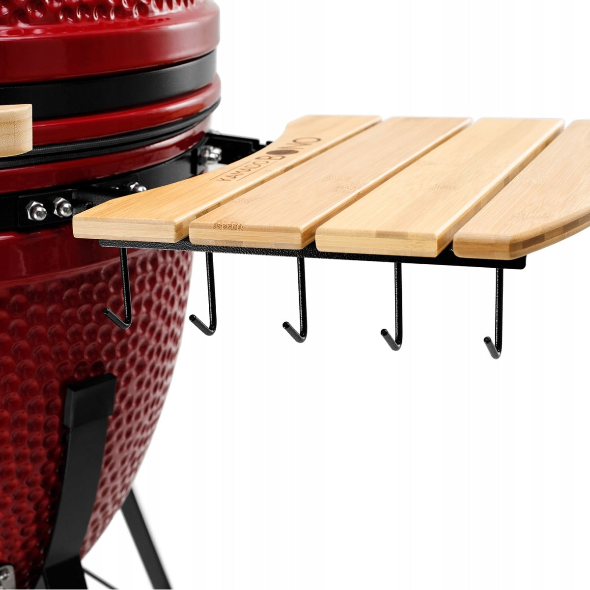 Charcoal grill Kamado Bono 52 cm Media red smokehouse ceramic stove Grill depth 52 cm