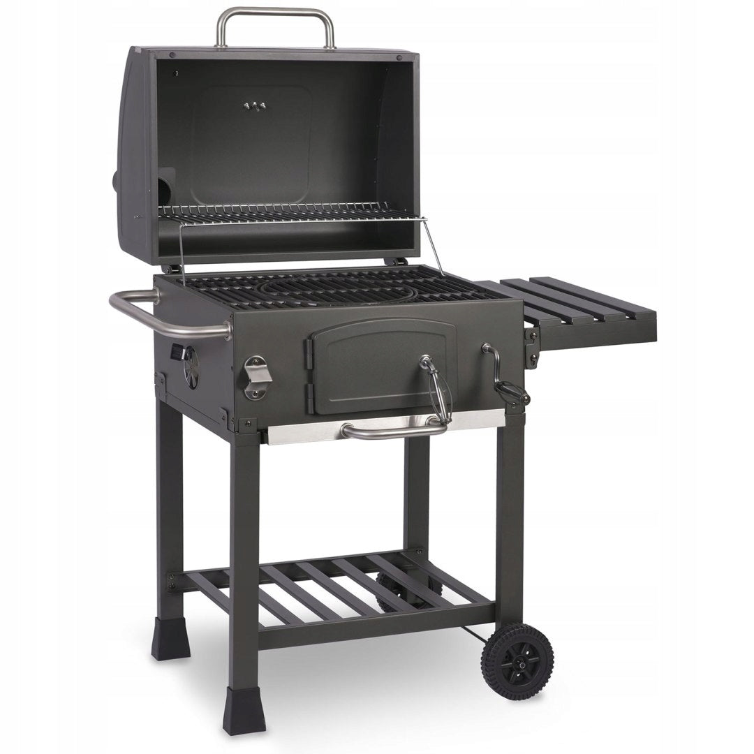 Charcoal grill with cover Berdsen BD-891 black Grate length 57 cm