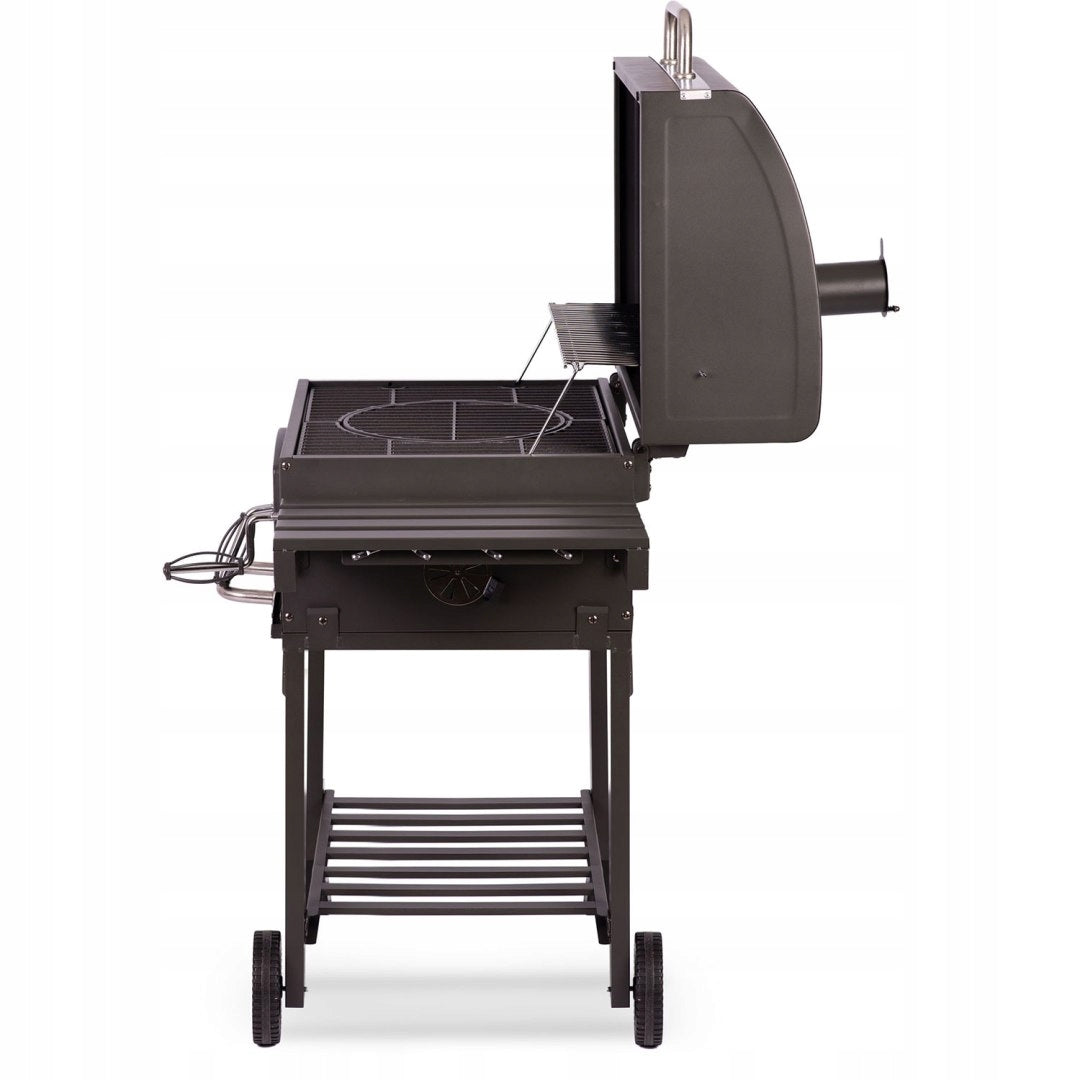 Charcoal grill with cover Berdsen BD-891 black Grill width 109.5 cm