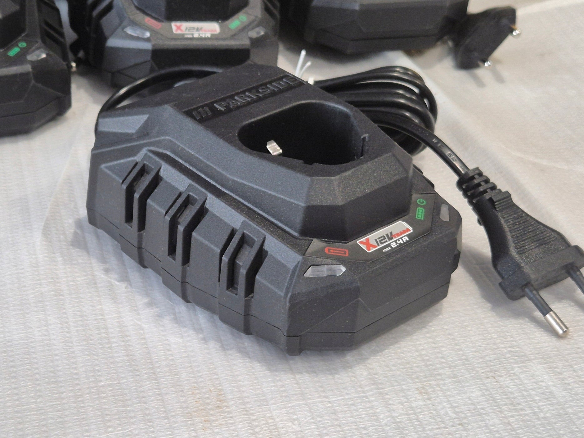 Charger Parkside PLGK 12 A3 X12V TEAM 12V 2,4A Customs tariff code 84672985