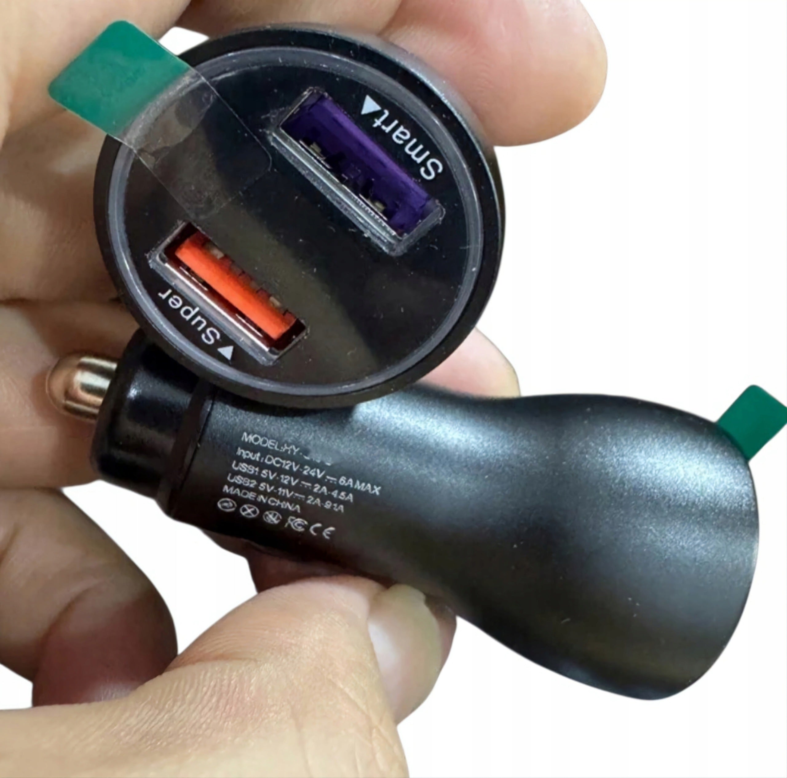 Charger USB A SUPERVOOC 67W(Oppo) and with USB C PD(30W)+ 2 ded. cables Manufacturer code 100w