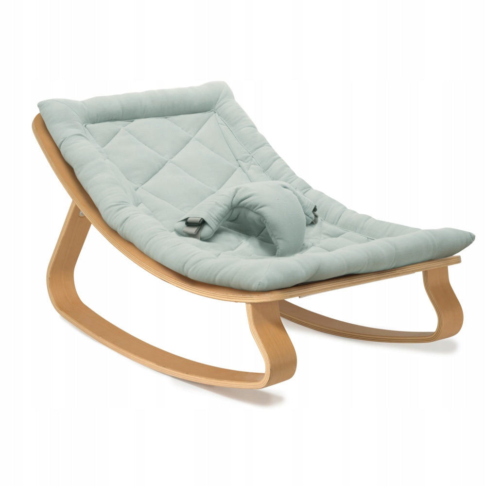 Charlie Crane Lounger Levo beech Organic Farrow grey
