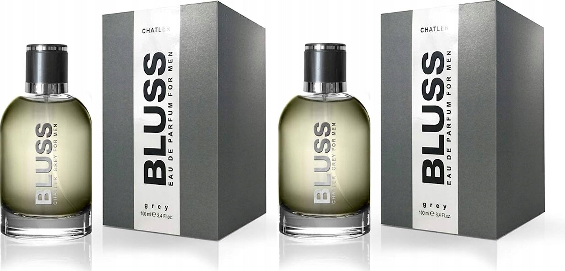 Chatler Bluss Grey 2x100ml Eau de Parfum