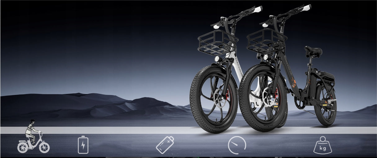 Cheevalry C20 PRO Folding Electric Bike 250W 20AH 150KM 20''+Bag Brand Cheevalry