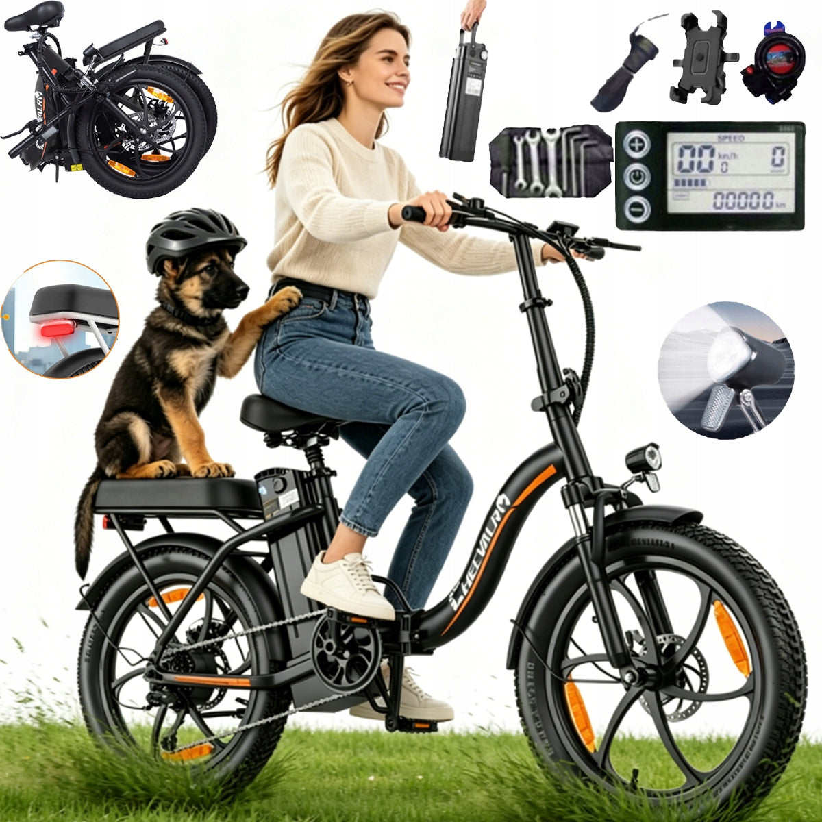 Cheevalry c16-1 2026 Electric Bike Folding City 48V 768WH 100HP 20"
