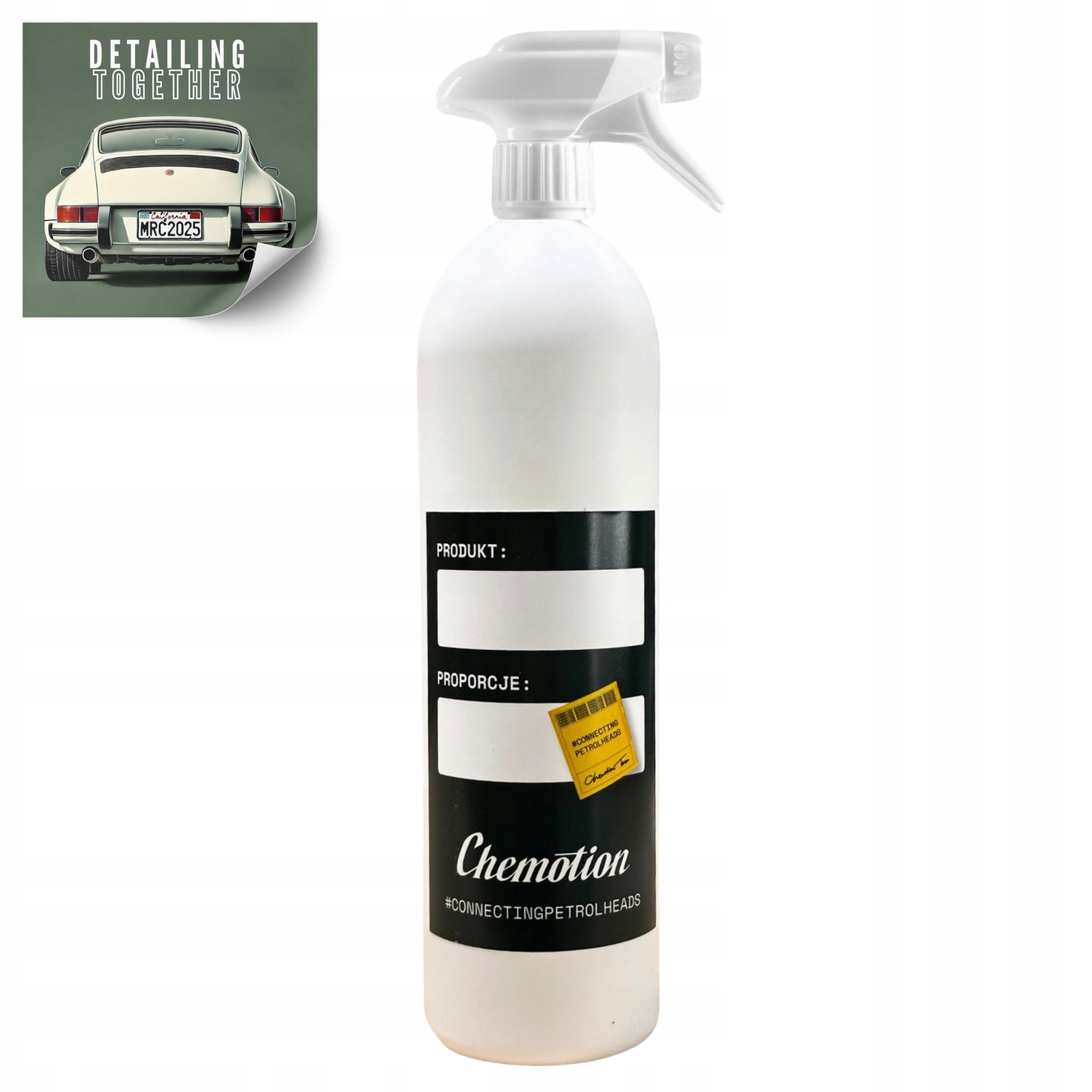 Chemotion HDPE Bottle with Atomizer for Diluting Products 1L