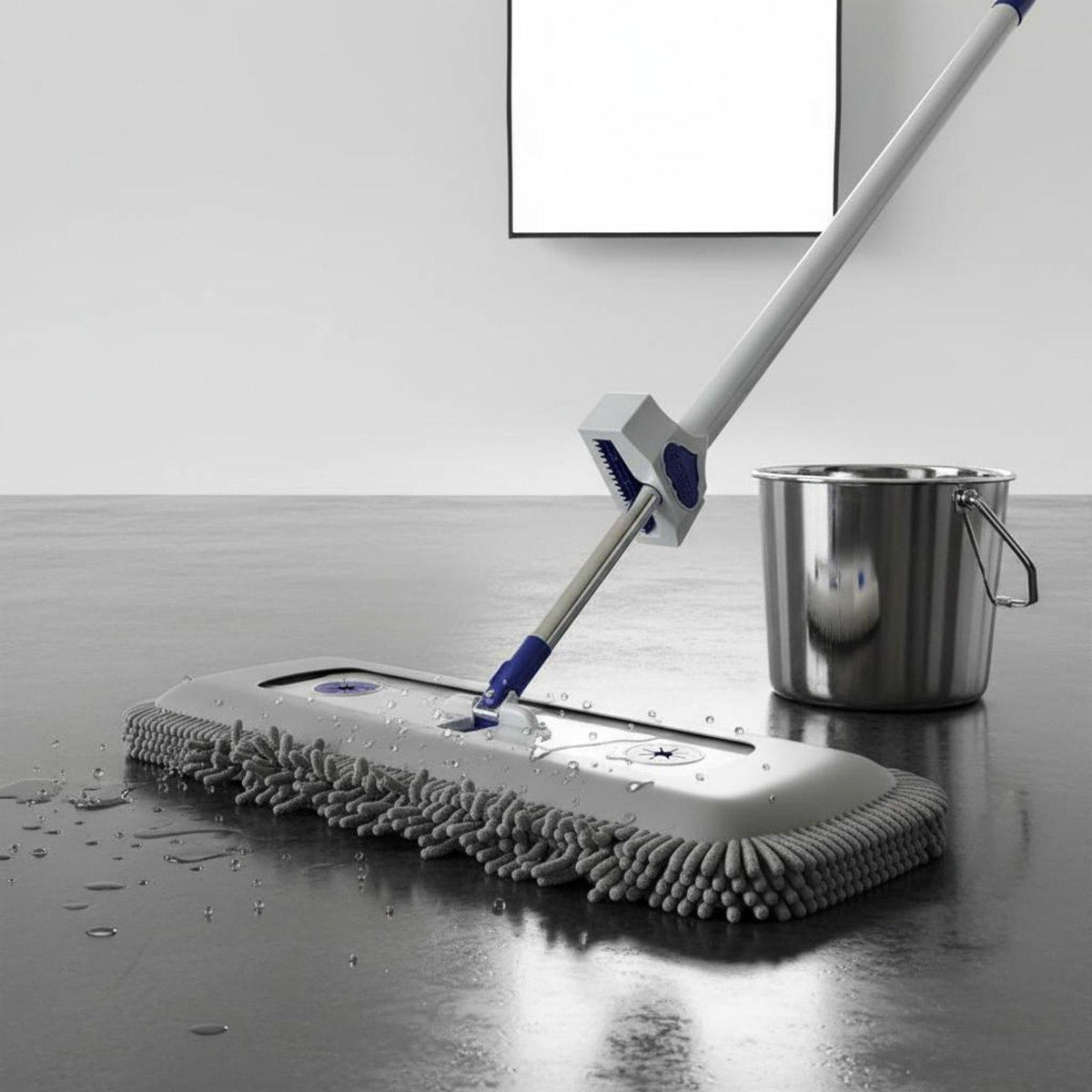 Chenille Squeeze Flat Mop Lightweight 360 Spin Cleaning Mop for Home Floor Brand no brand