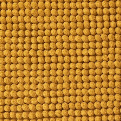 Chenille bathroom rug 80x50cm yellow Product width 50 cm