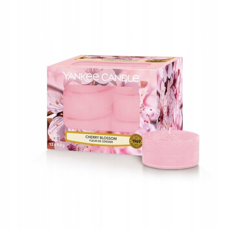 Set Duftkerzen Yankee Candle Cherry Blossom Candle, 12 x 9,8 g