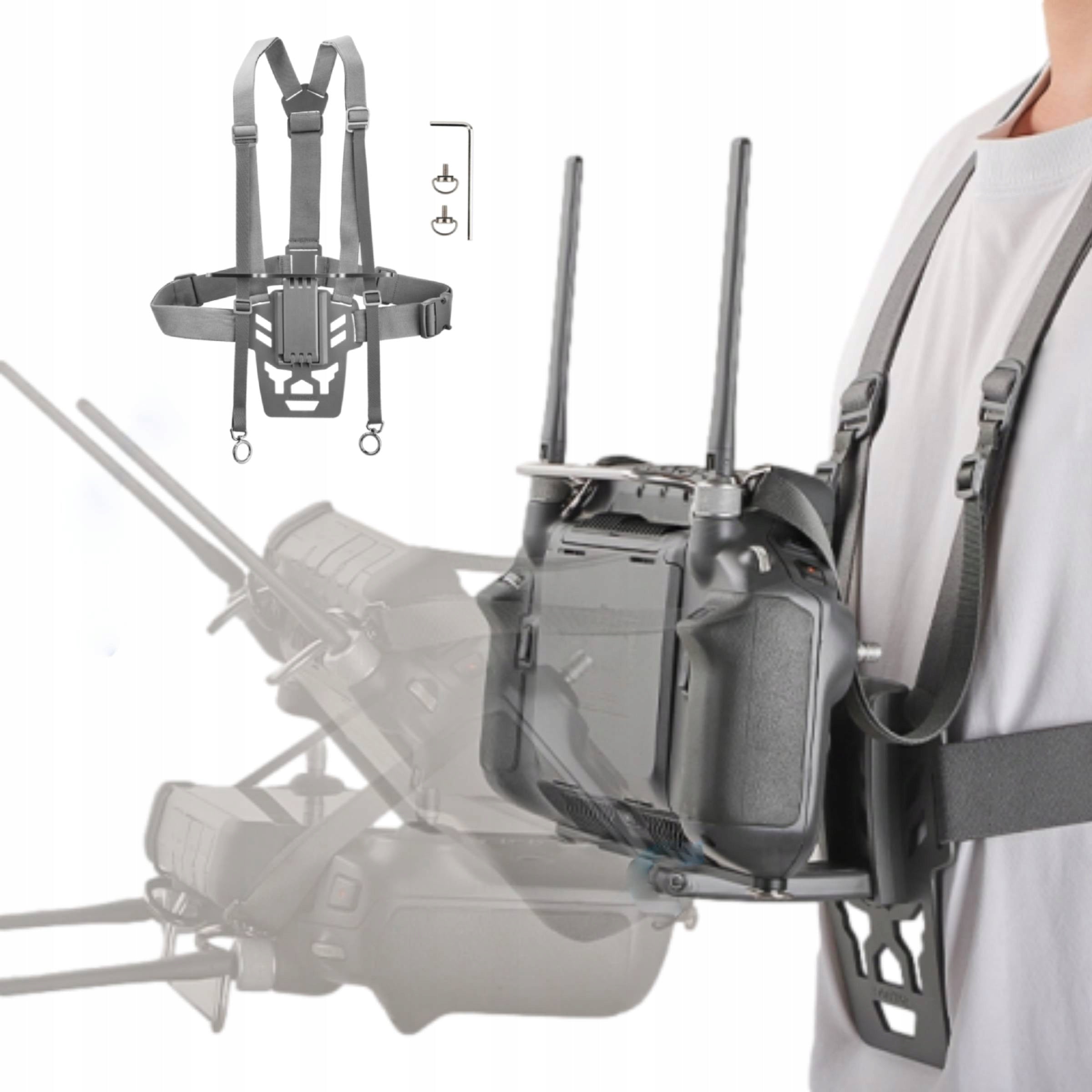 Chest Mount Adjustable Harness for DJI RC PLUS Remote Control Packaging status original