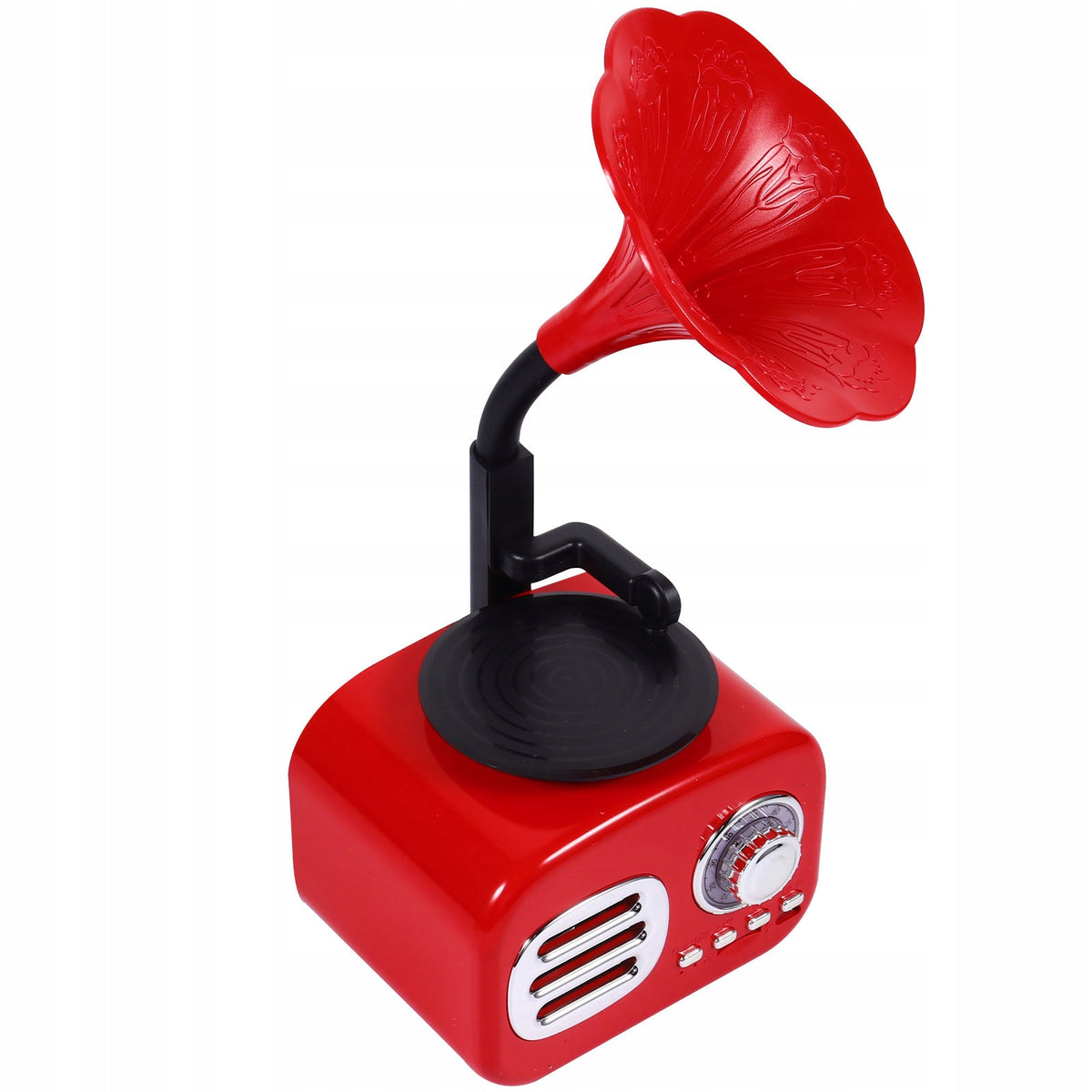 Chic Retro Phonograph Wireless Speaker for Home Music Decor Brand no brand