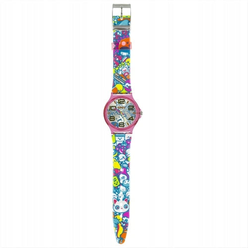 Chic-Watches Ladies Watch Manga Style Kitty Wristwatch Lady Watch UC030 Batteries included yes