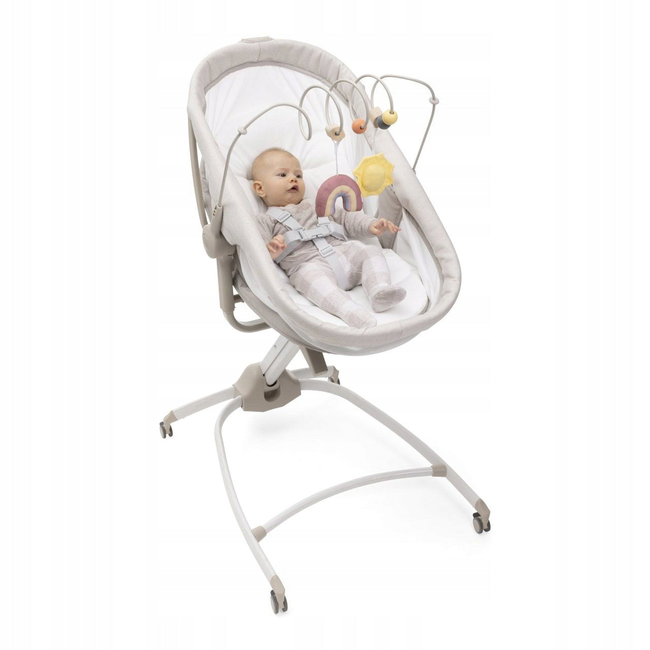 Chicco Baby Hug Cot 4in1 Armonia Mother Pearl Color shades of brown and beige
