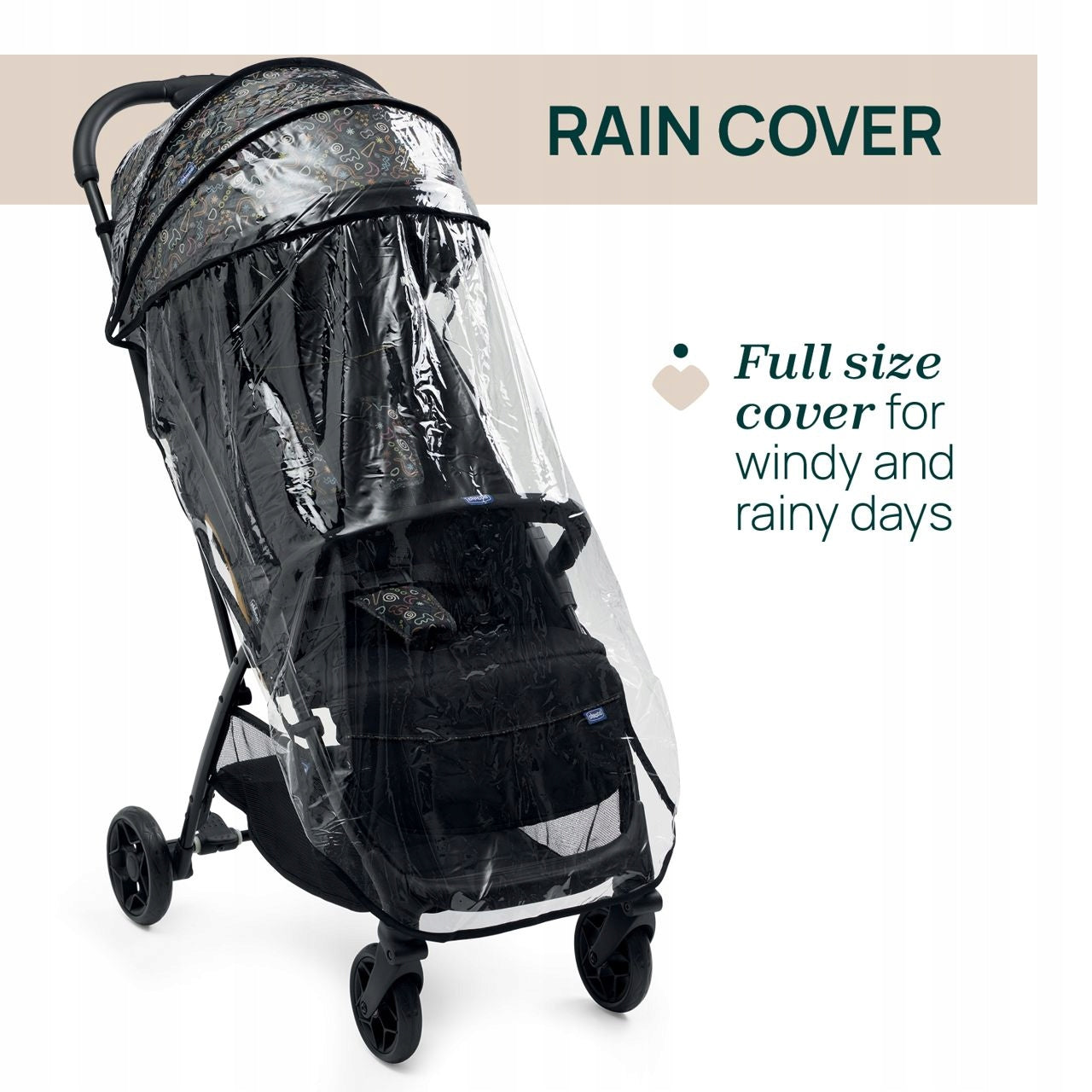 Chicco Glee lightweight stroller up to 22 kg Color black