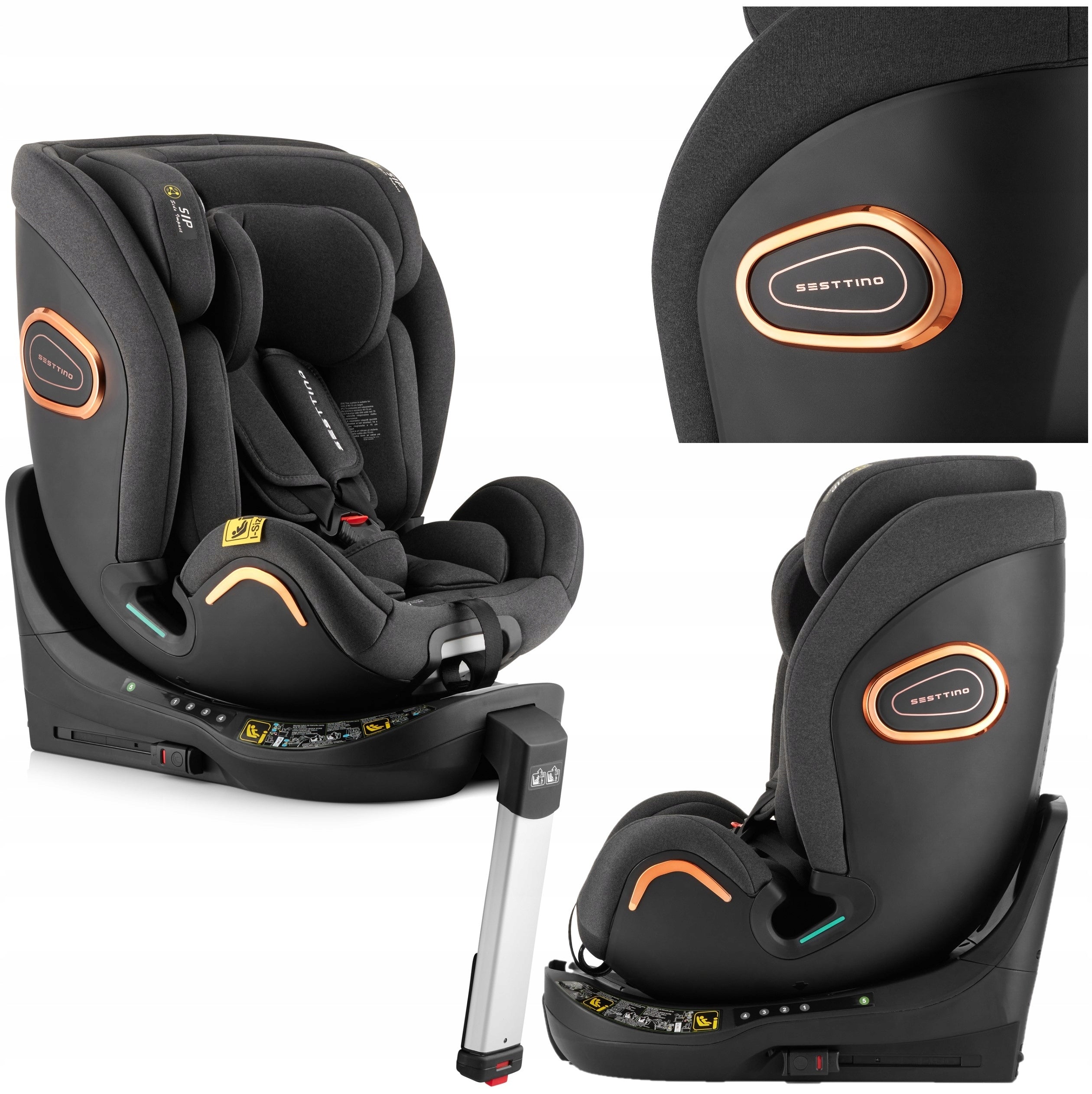 Child Car Seat i-Size 40-150 cm Sesttino Shiver 0-36 kg