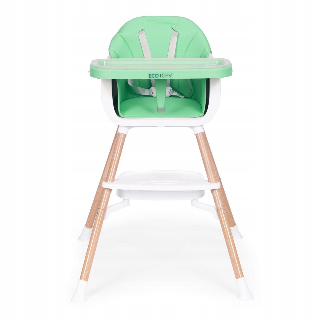 Child Feeding Chair 2in1 Green Ecotoys Packaging status original