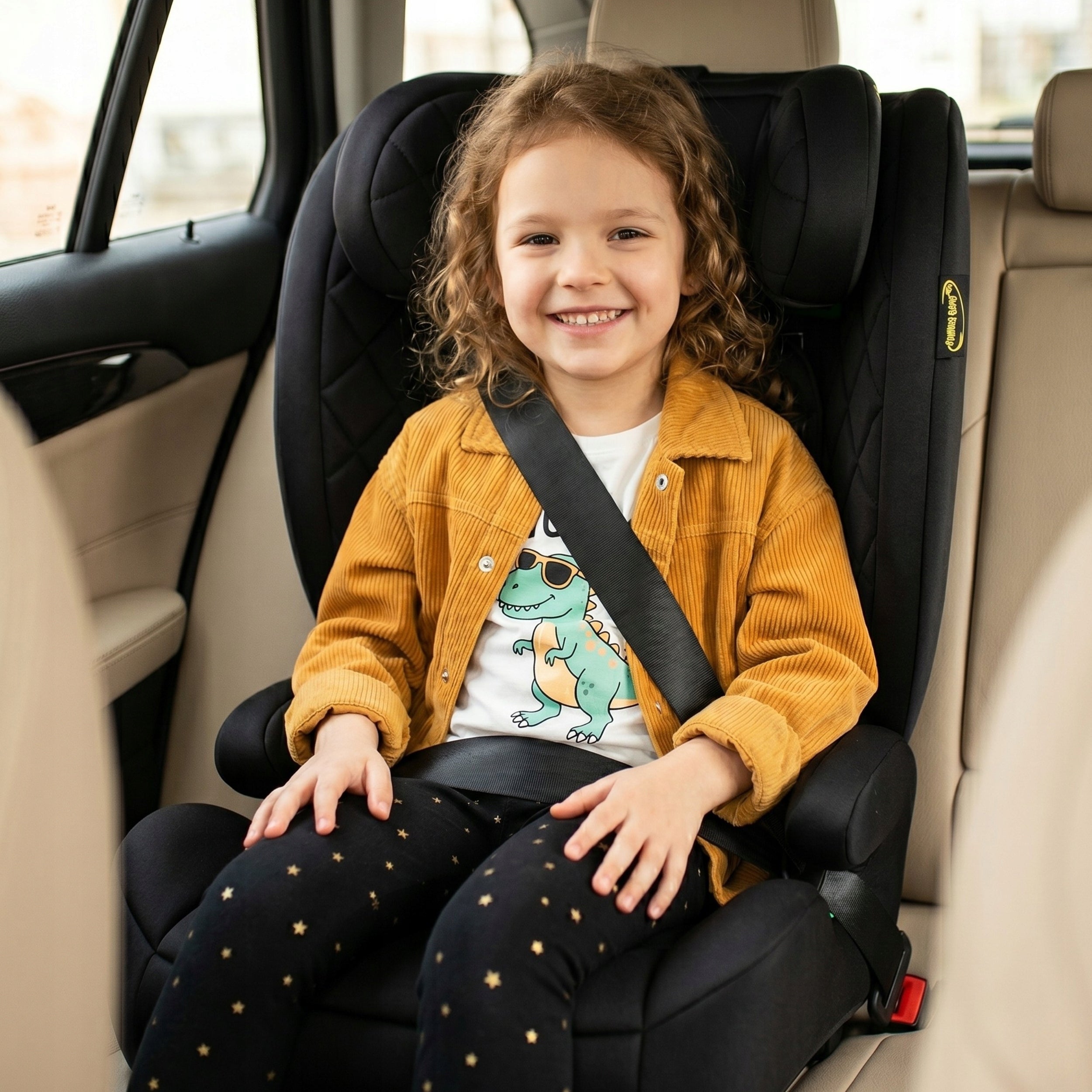 Child car seat Isofix SUMMER BABY 100-150cm black PARMA Manufacturer code 4988
