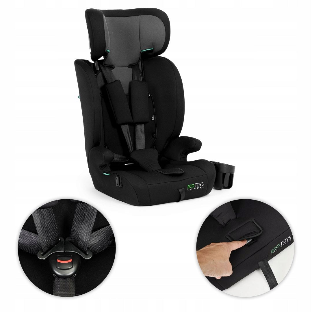 Child car seat height 76-150 cm R129 drink holder ECOTO Brand Ecotoys