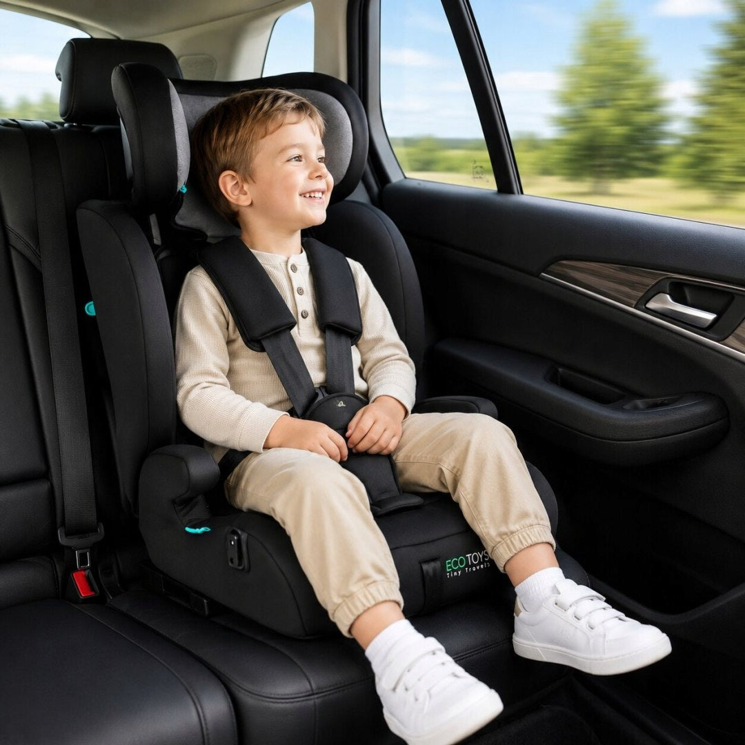 Child car seat height 76-150 cm R129 drink holder ECOTO Packaging status original