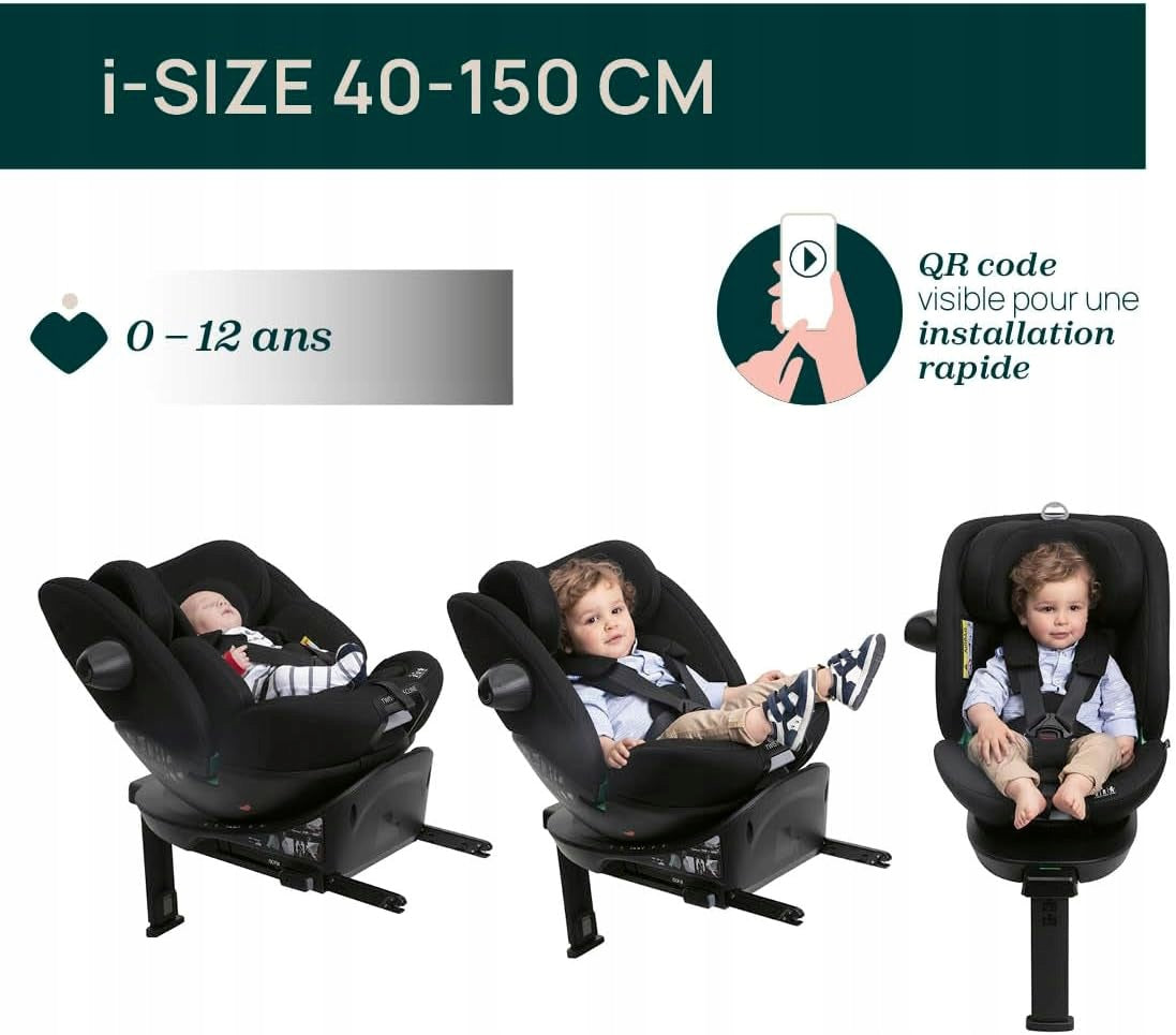 Child seat Chicco EverOne i-Size (40-150 cm) black 0-36kg Packaging status original