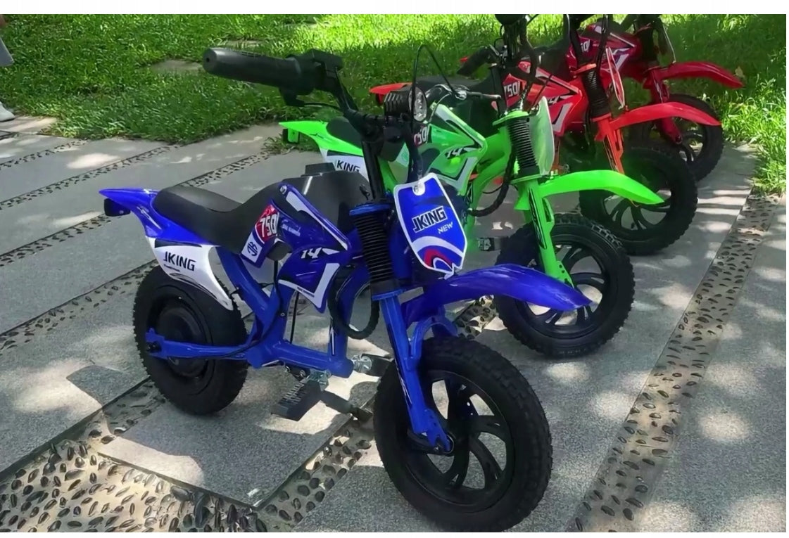 Children Electric MOTORbike, 200W, Red/Blue, Weight Capacity 50kg, 16km/h Manufacturer code JKING C6 ---PG