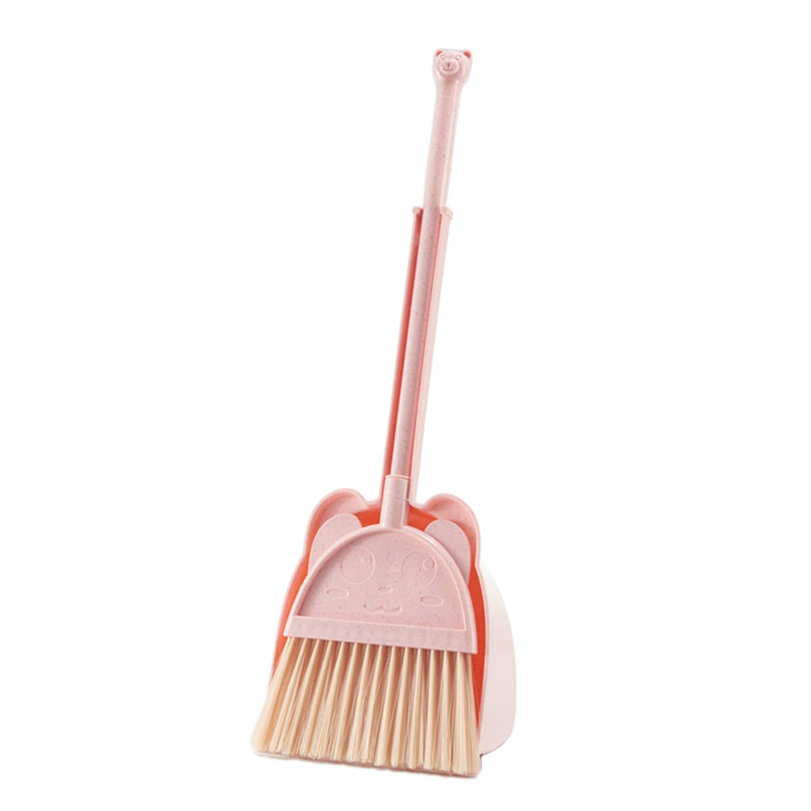Children Sweeping House Cleaning Toy Set Educational Toys Kids Broom pink