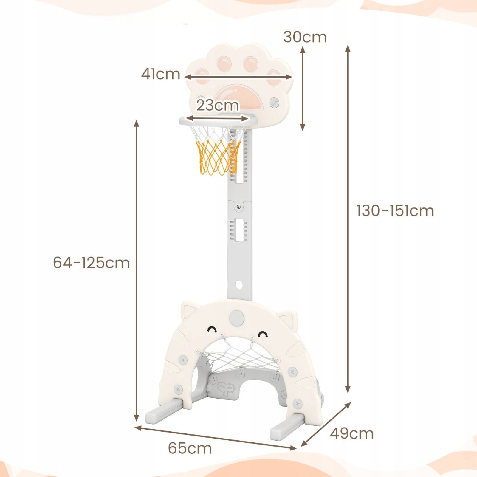 Children's Activity Center 3-in-1 Children's Toy Brand Costway