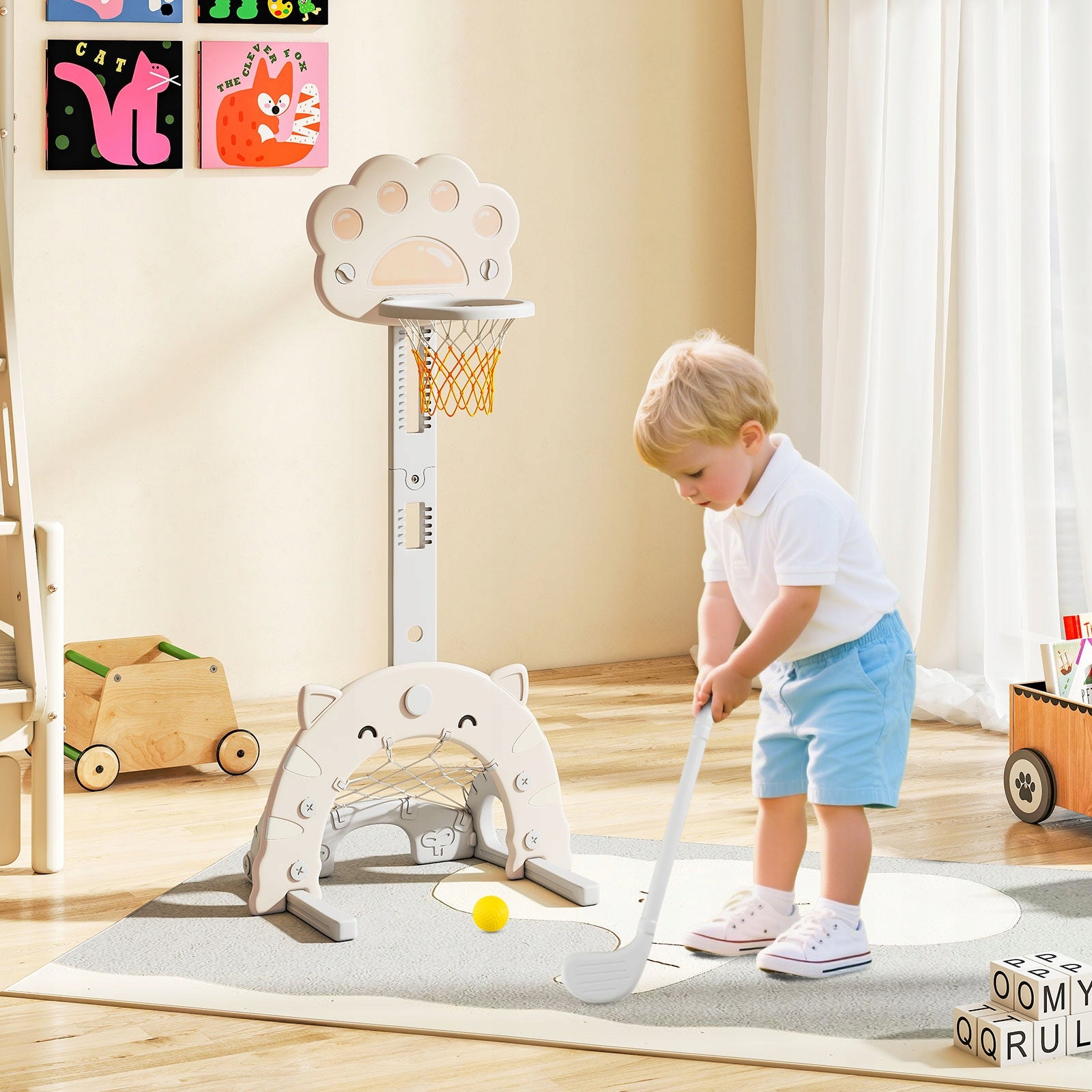 Children's Activity Center 3-in-1 Children's Toy Kid's age 3+ years
