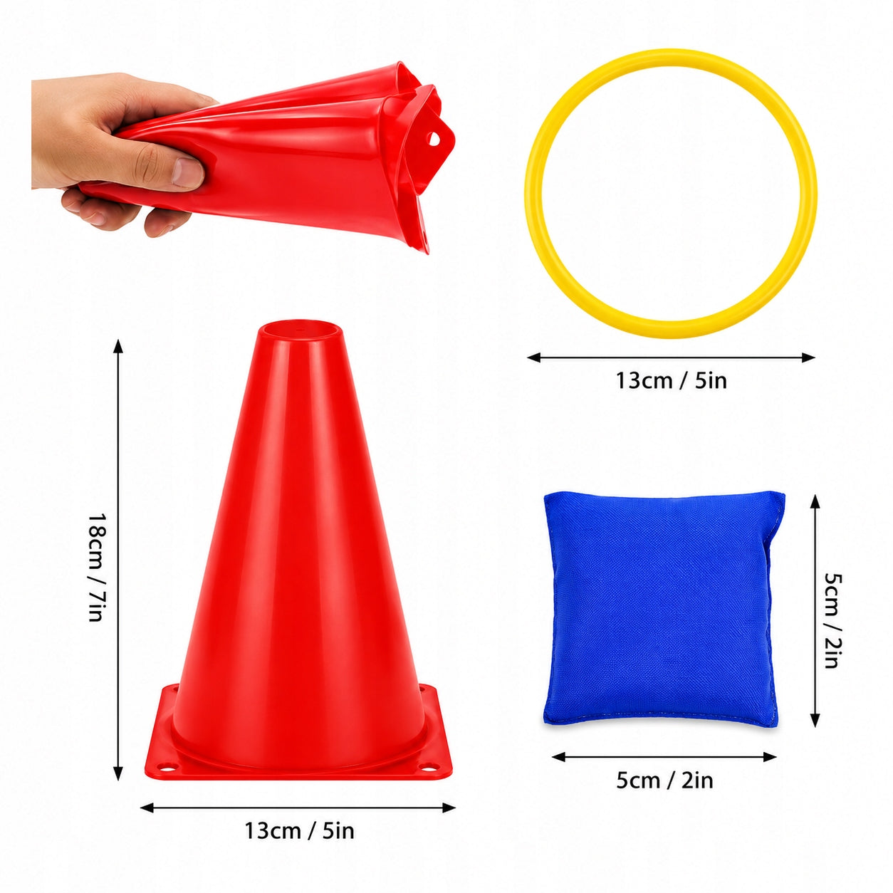 Children's Arcade Game Cones Hoops Ringo Beans 29el Packaging status original