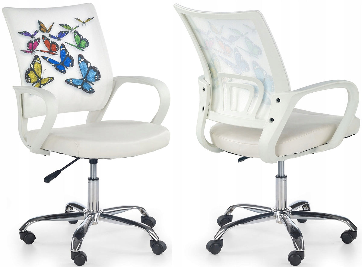 Children's Armchair FLEX White Swivel Desk Fabric Adjustable Packaging status original