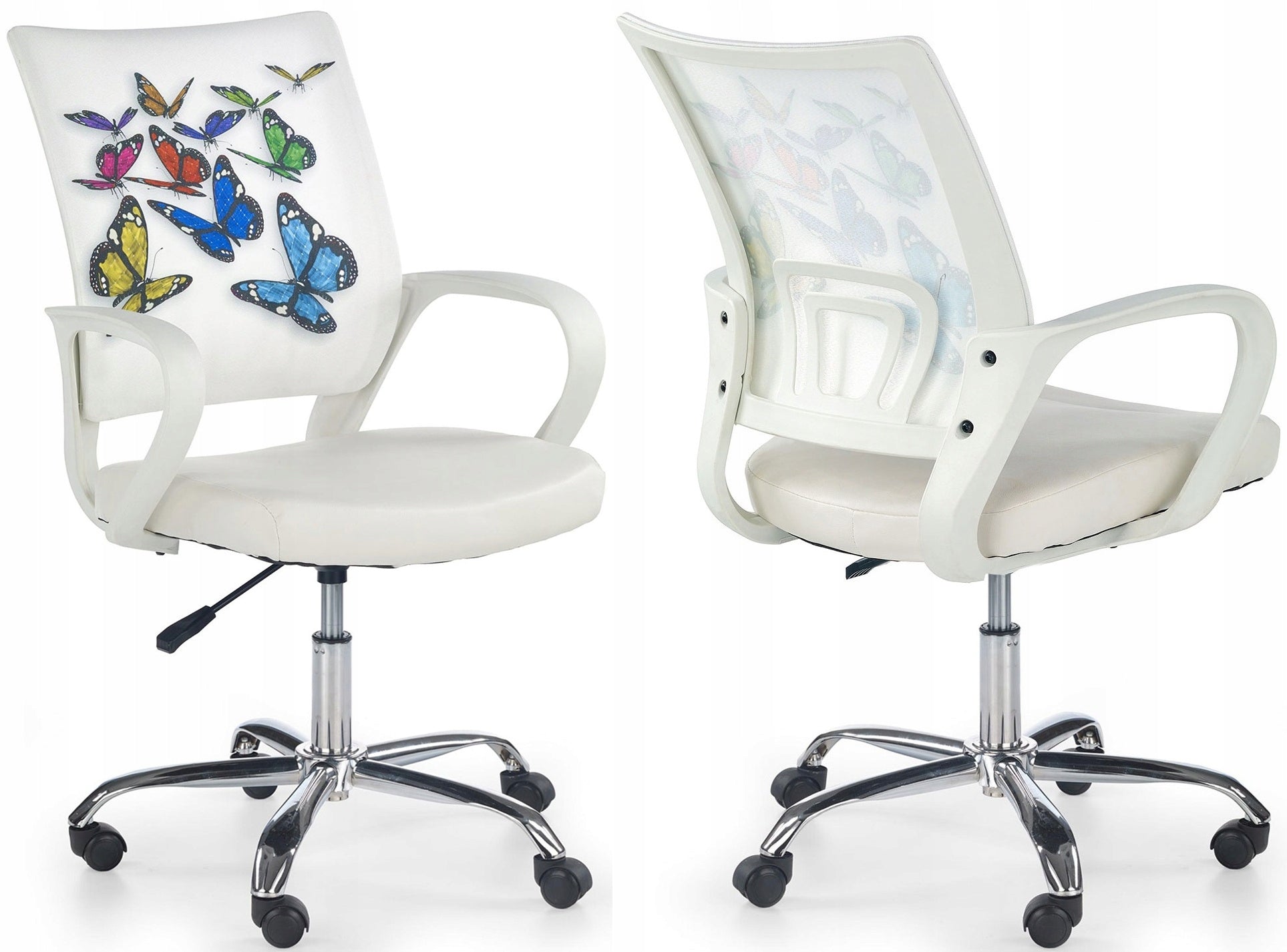 Children's Armchair FLEX White Swivel Desk Fabric Adjustable Packaging status original