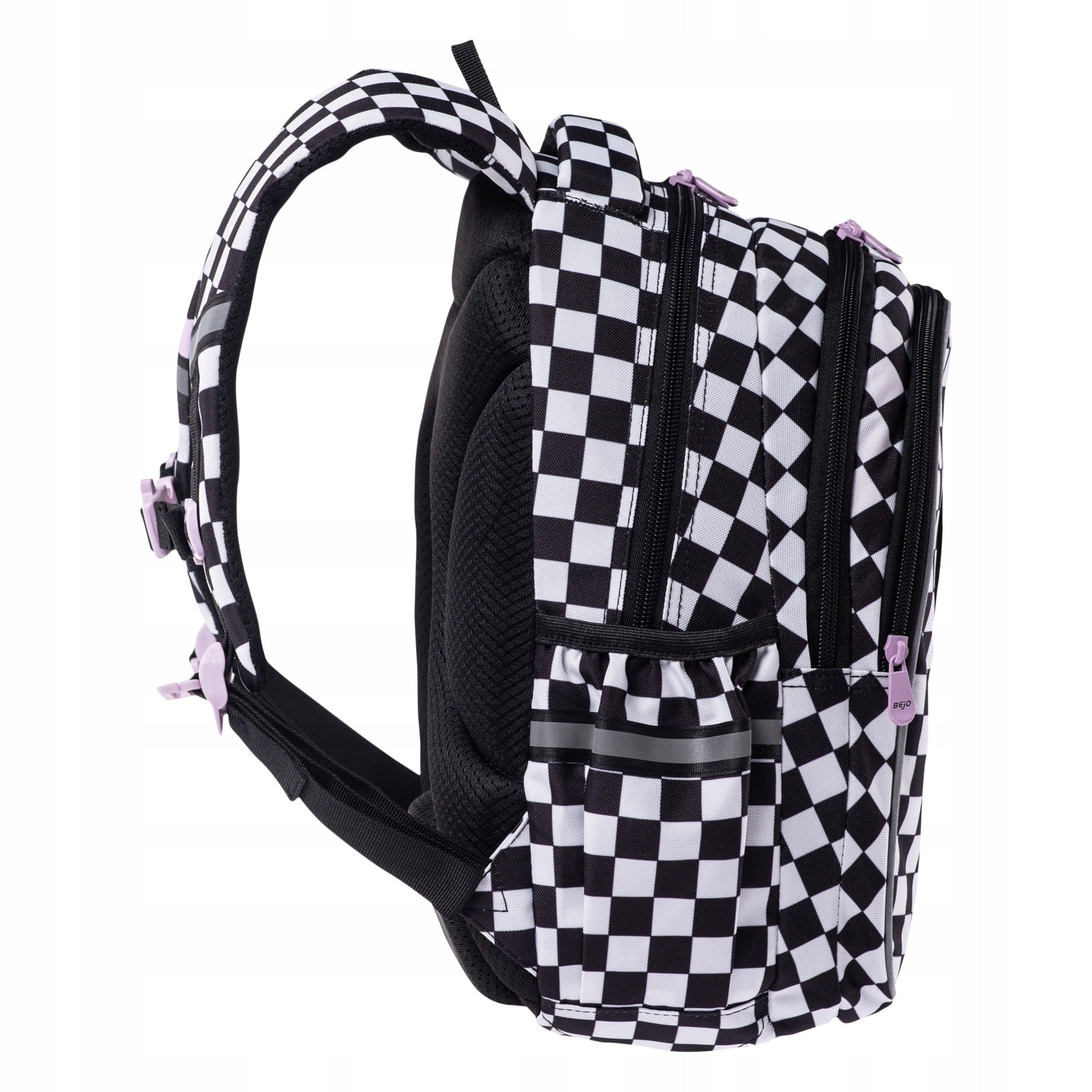 Children's Backpack BEJO CHECKERO S Urban Ergonomic Reflective Organizer Brand Bejo