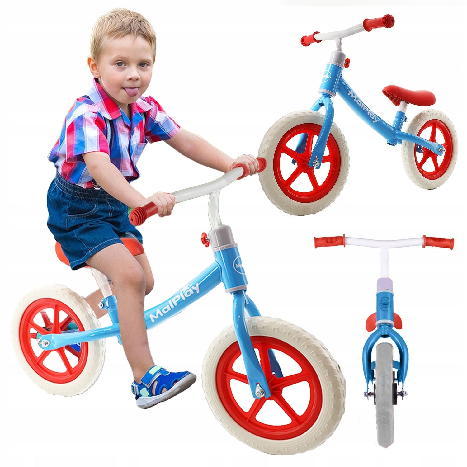Children's Balance Bike Lightweight Children's Bike Wheels 12'' EVA Adjustable Brand Stator
