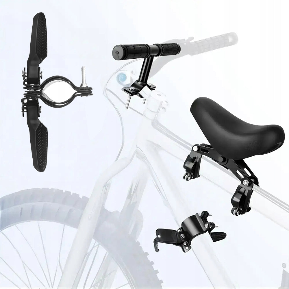 Children's Bicycle Saddle Ergonomic and Safe Black Set Brand no brand