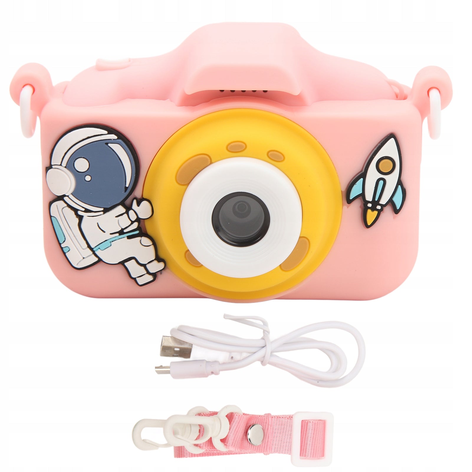 Children's Camera 20MP HD Dual Camera Pink Astronaut Toddler 6H Model 8484CWAC