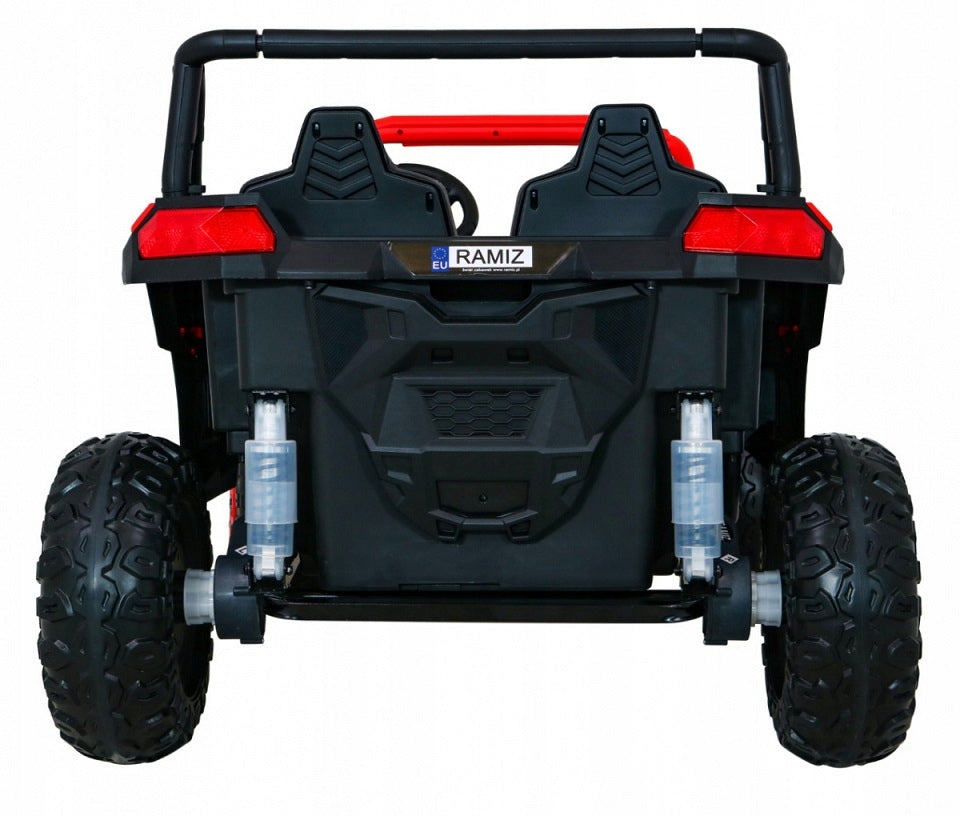 Children's Car Buggy ATV 24V 14Ah Racing Double 4x200W Red A032 Color red